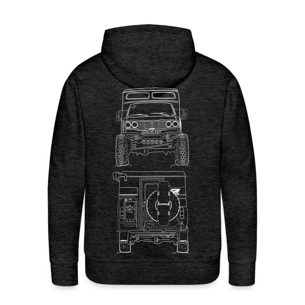 Premium Chinook Hoodie - charcoal grey