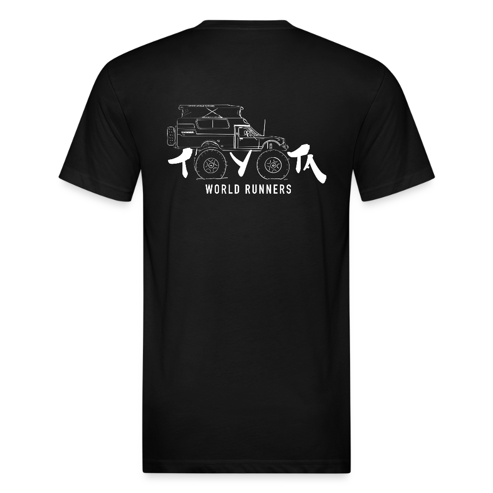 Hand Drawn Big Wheel Chinook T - black