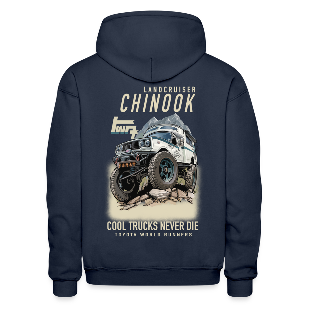 TWR Chinook | Cool Trucks Never Die Hoodie - navy