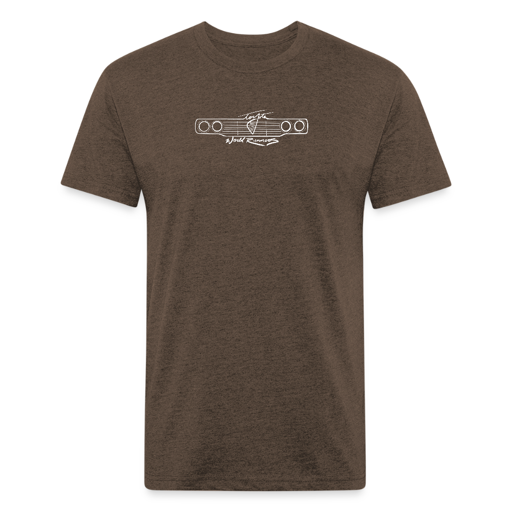Hand Drawn Big Wheel Chinook T - heather espresso