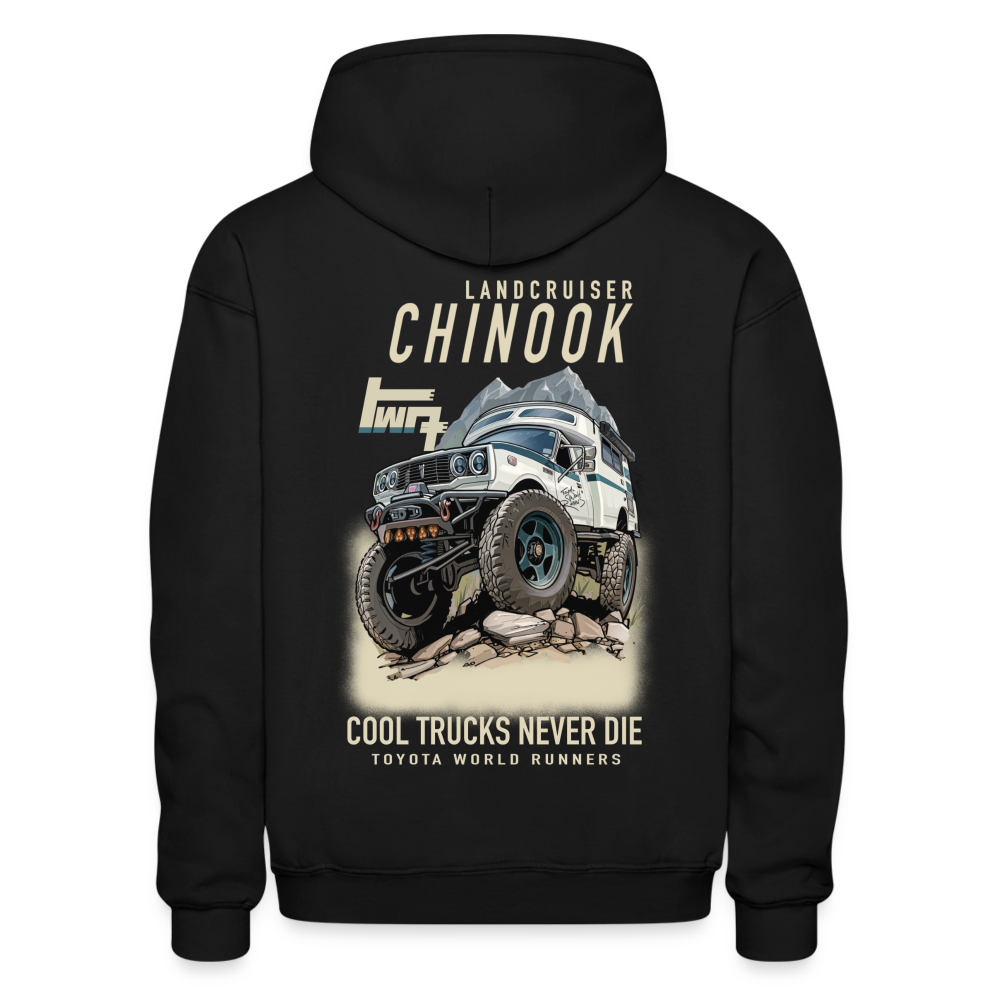 TWR Chinook | Cool Trucks Never Die Hoodie - black