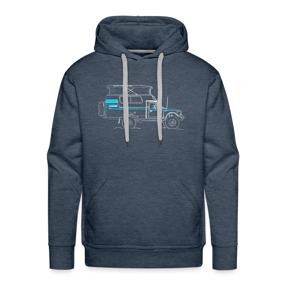 Premium Chinook Hoodie - heather denim