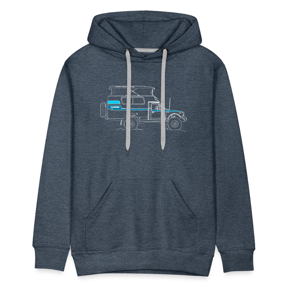 Premium Chinook Hoodie - heather denim