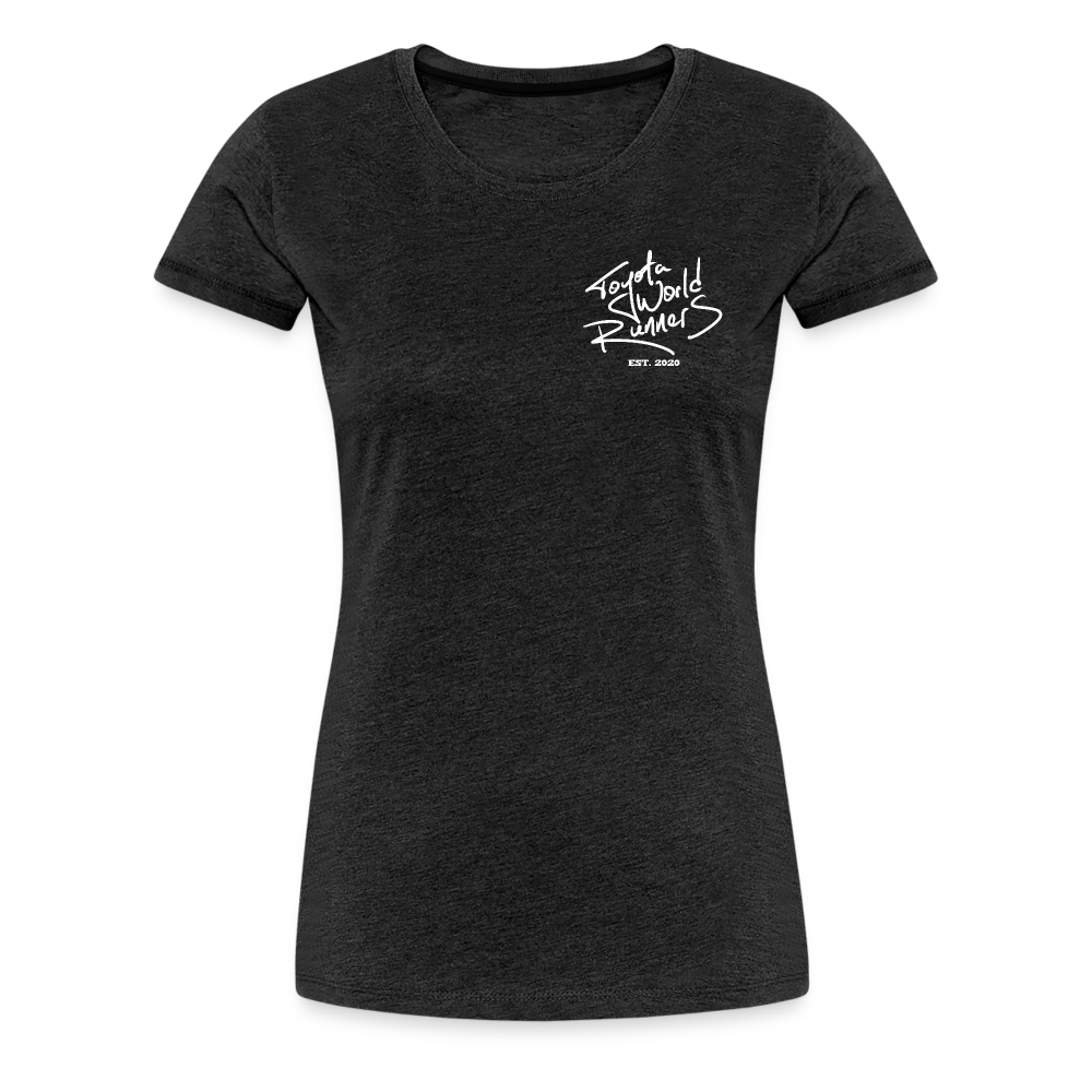 Womens Hand Drawn Side Profile Chinook - charcoal grey