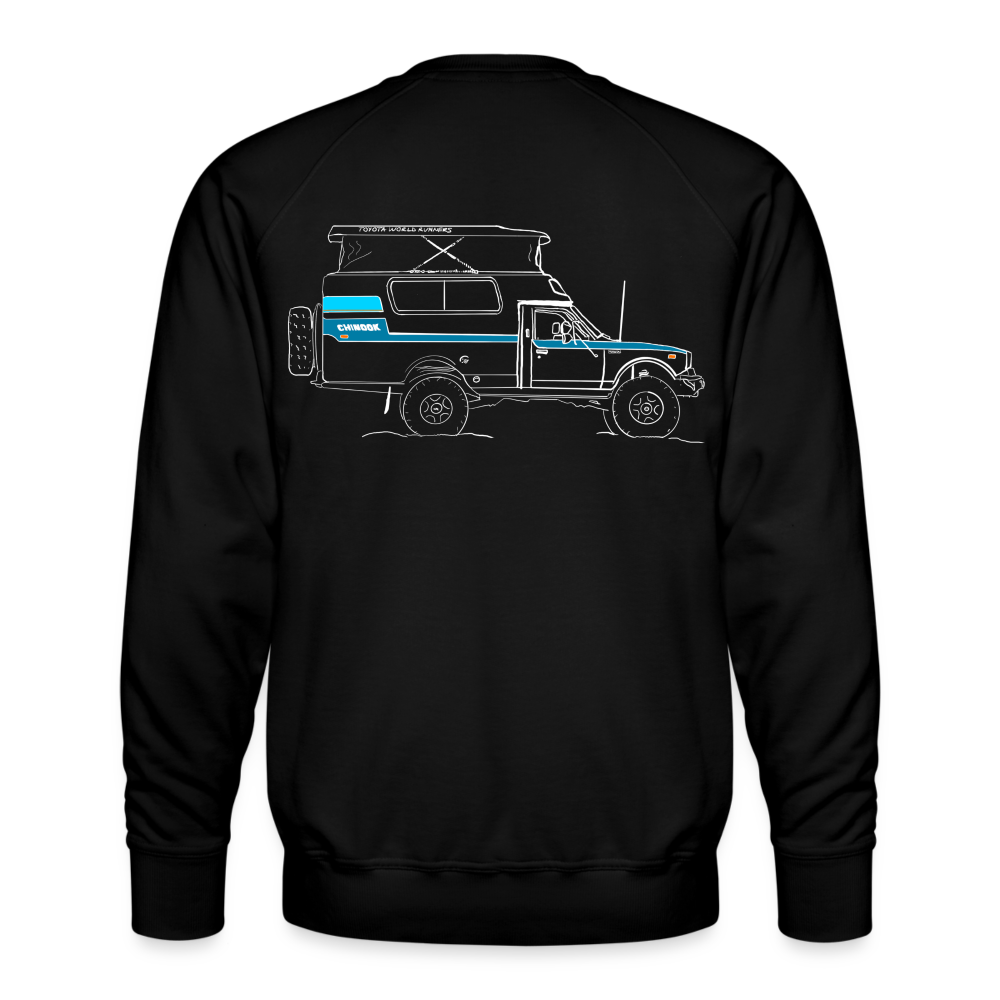 Chinook Side Profile Crewneck - black
