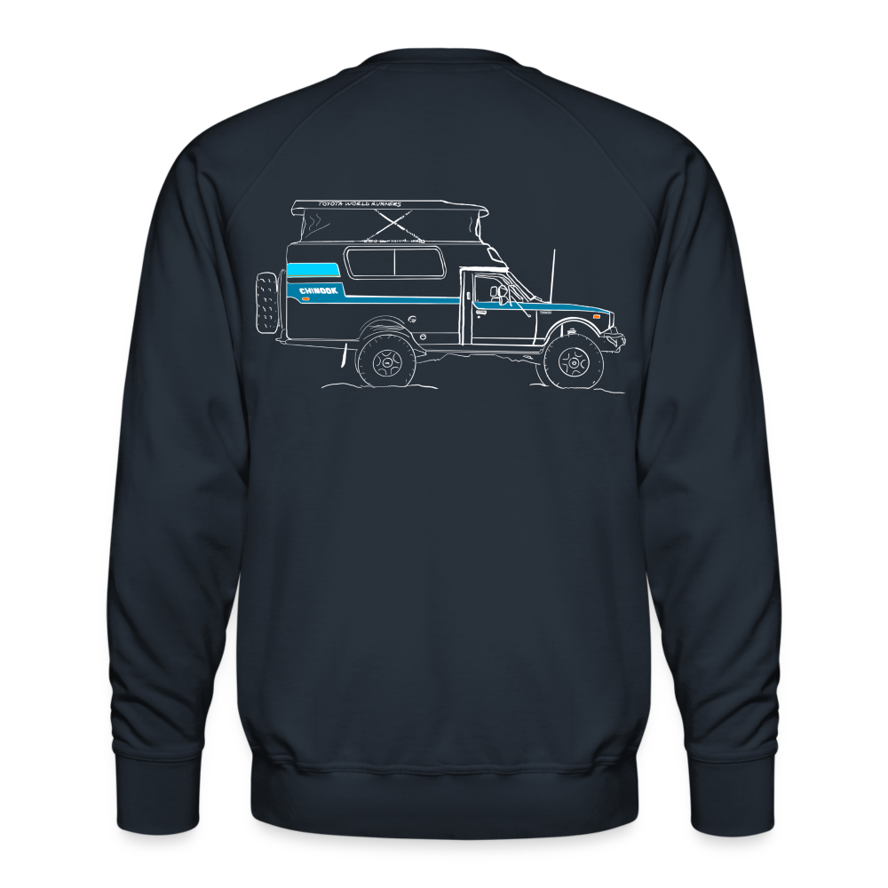 Chinook Side Profile Crewneck - navy
