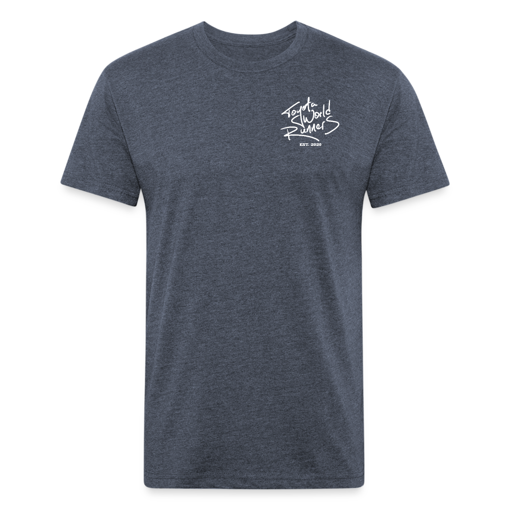 Hand Drawn Side Profile Chinook - heather navy