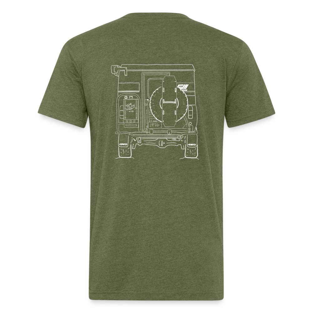 Hand Drawn Cruiser Chinook - heather military green