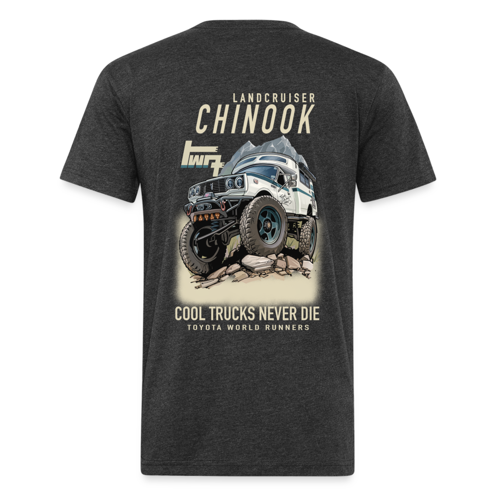 TWR Chinook | Cool Trucks Never Die | Full Back - heather black
