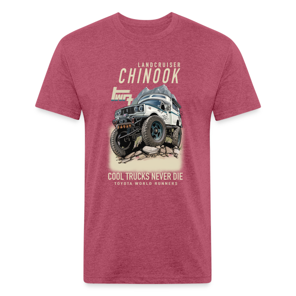 TWR Chinook | Cool Trucks Never Die | Full Front - heather burgundy