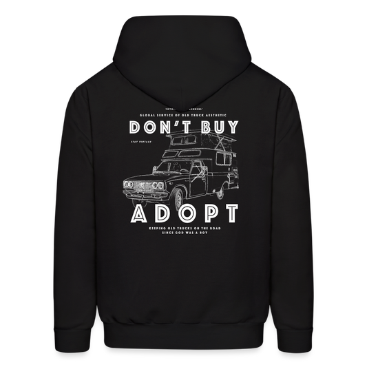 Don't Buy, Adopt | Chinook Hoodie - black