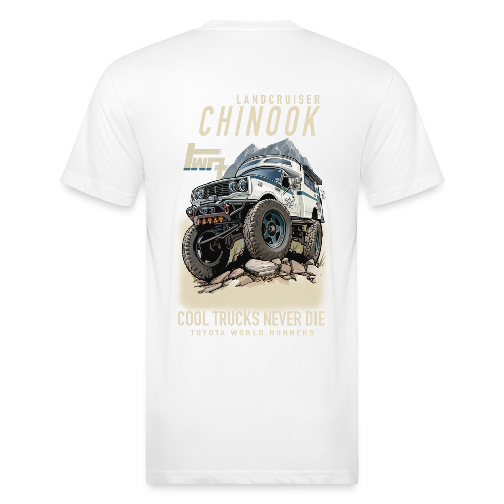 TWR Chinook | Cool Trucks Never Die | Full Back - white