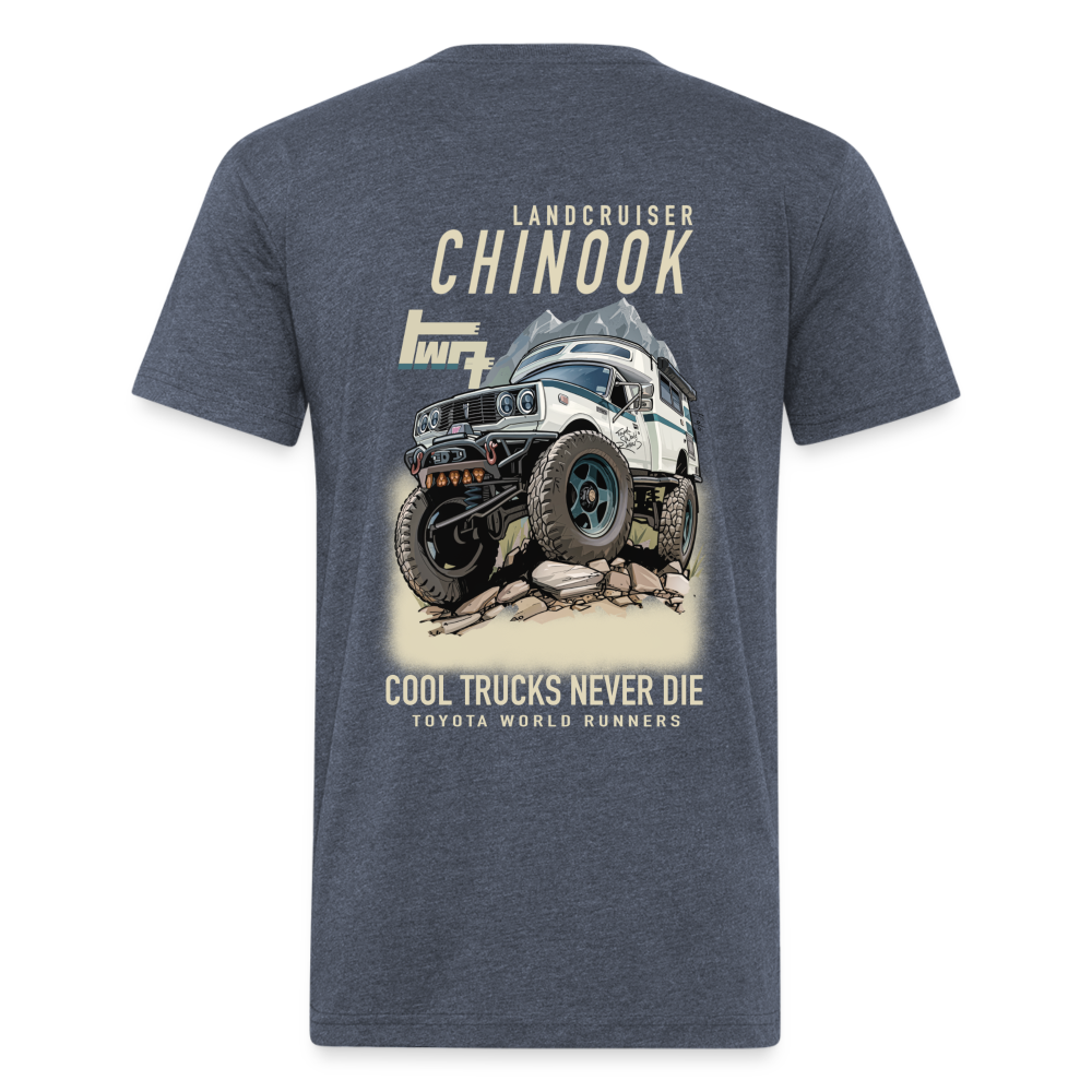 TWR Chinook | Cool Trucks Never Die | Full Back - heather navy