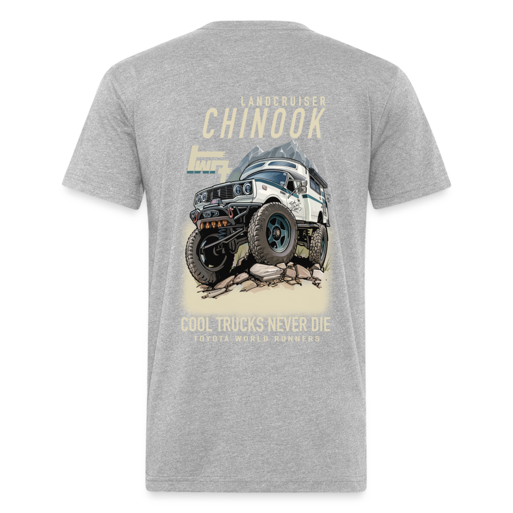 TWR Chinook | Cool Trucks Never Die | Full Back - heather gray
