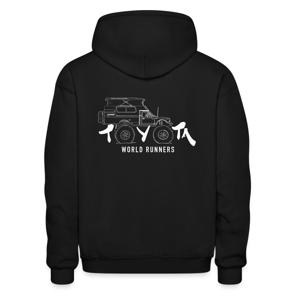 Hand Drawn Big Wheel Chinook - black